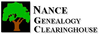 Nance Genealogy Clearinghouse Homepage